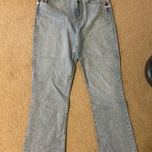 GAP Women's Boyfriend Jeans - Light Blue